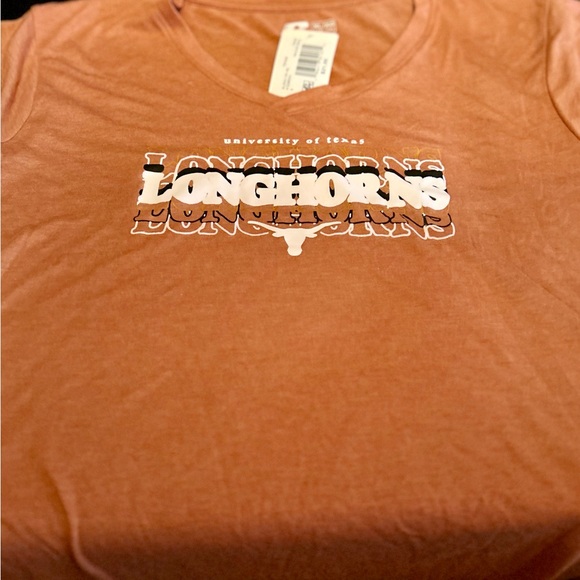 XL TX Texas Longhorn women’s V-neck T-shirt - Picture 3 of 3